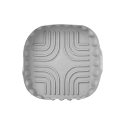 Teglia 22x22 cm silicone per friggitrice ad aria grigia