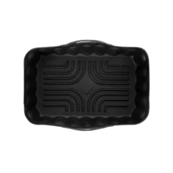Teglia 21x14 cm silicone per friggitrice ad aria nera