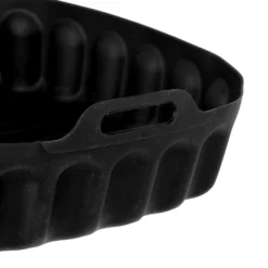Teglia 22x22 cm silicone per friggitrice ad aria nera