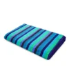 Telo doccia a righe blu 70x140 cm Cold