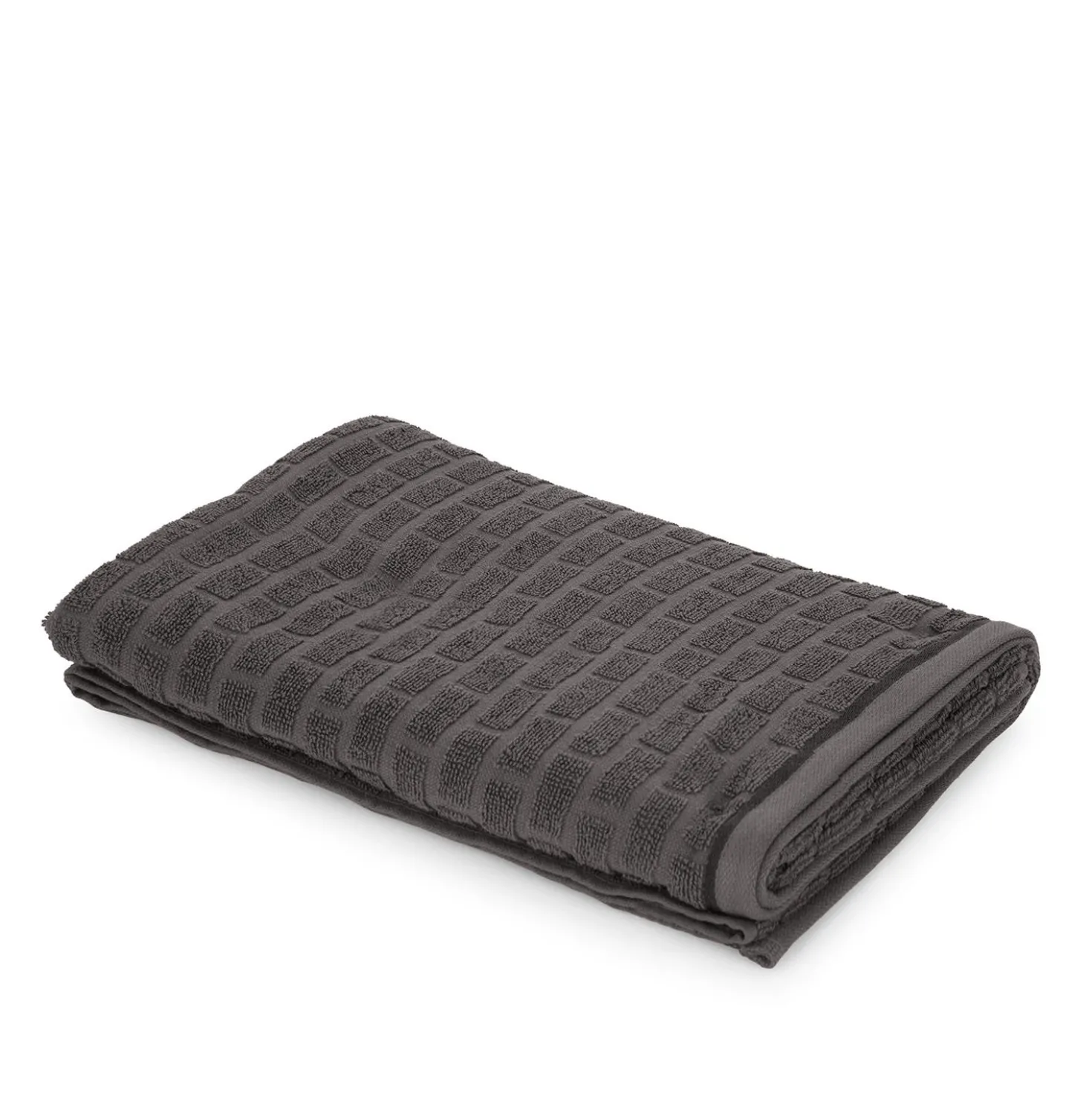 Telo doccia cotone Pop Corn Brick grigio scuro
