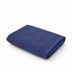 Telo doccia 70x140 cm blu Check
