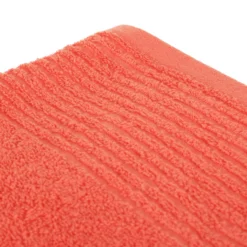 Telo doccia 70x140 cm in cotone corallo Essential
