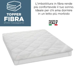 Topper matrimoniale massaggiante No Stress