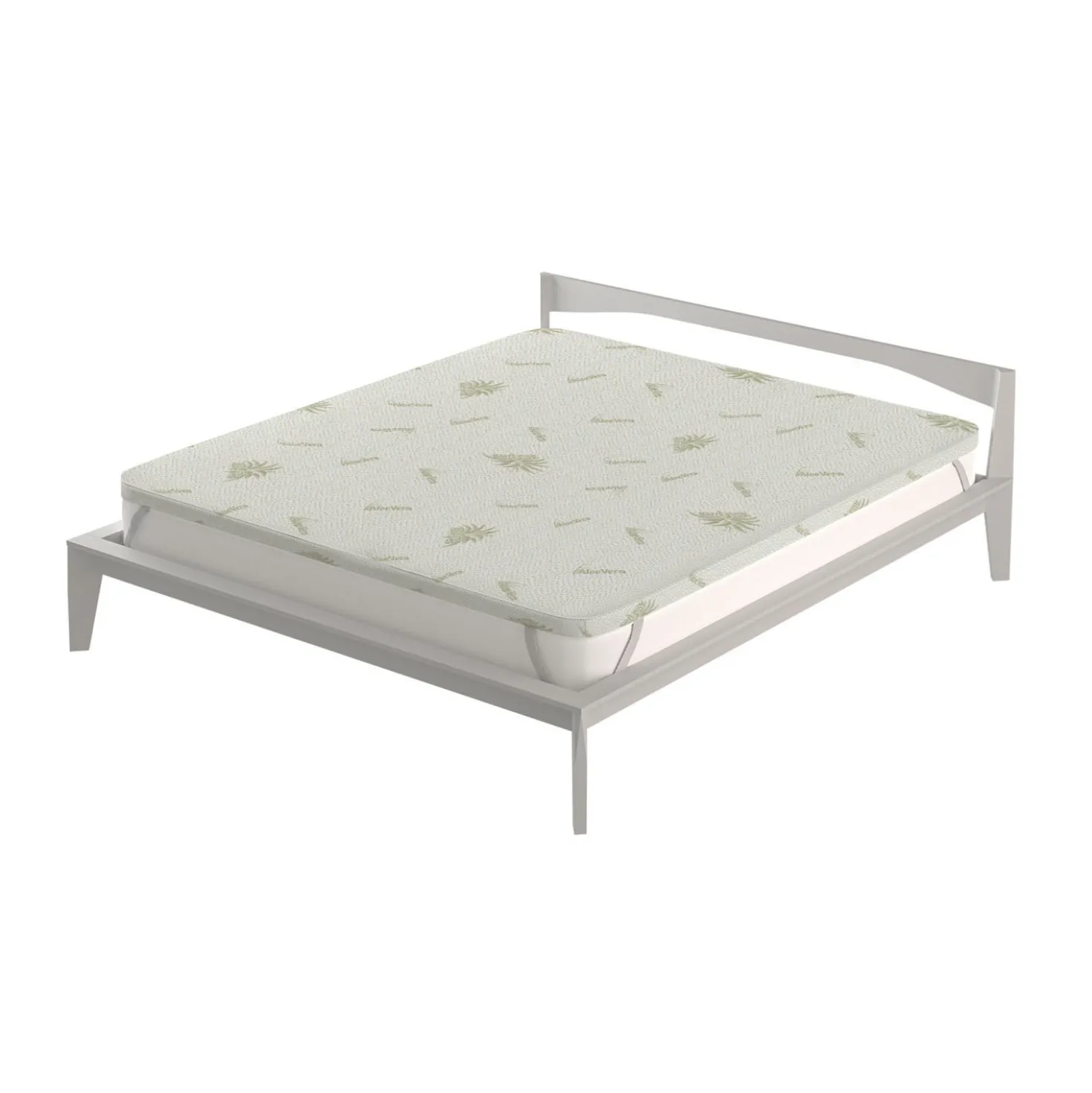 Topper matrimoniale maxi in memory trattamento Aloe Datex
