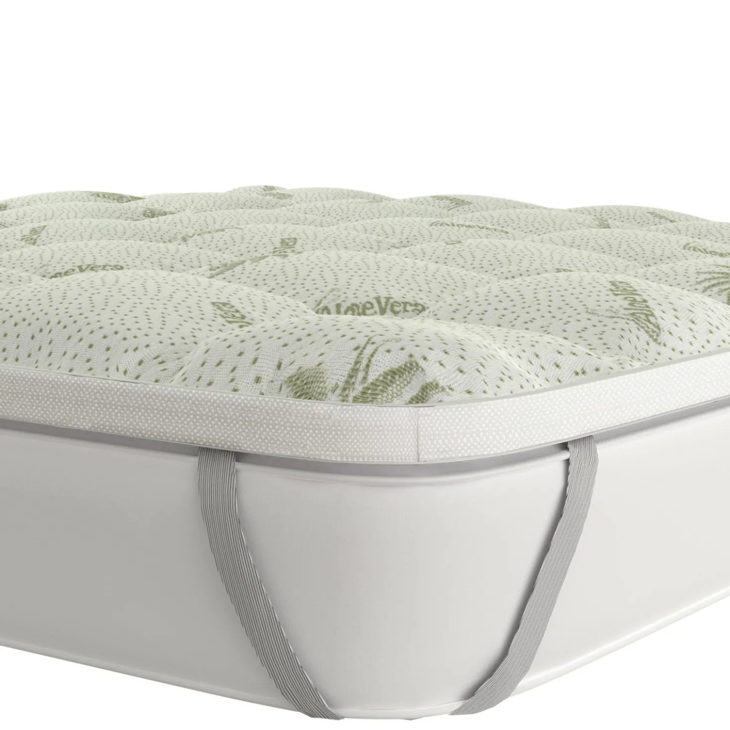 Topper matrimoniale trattamento Aloe 160x195 cm Wellness Datex