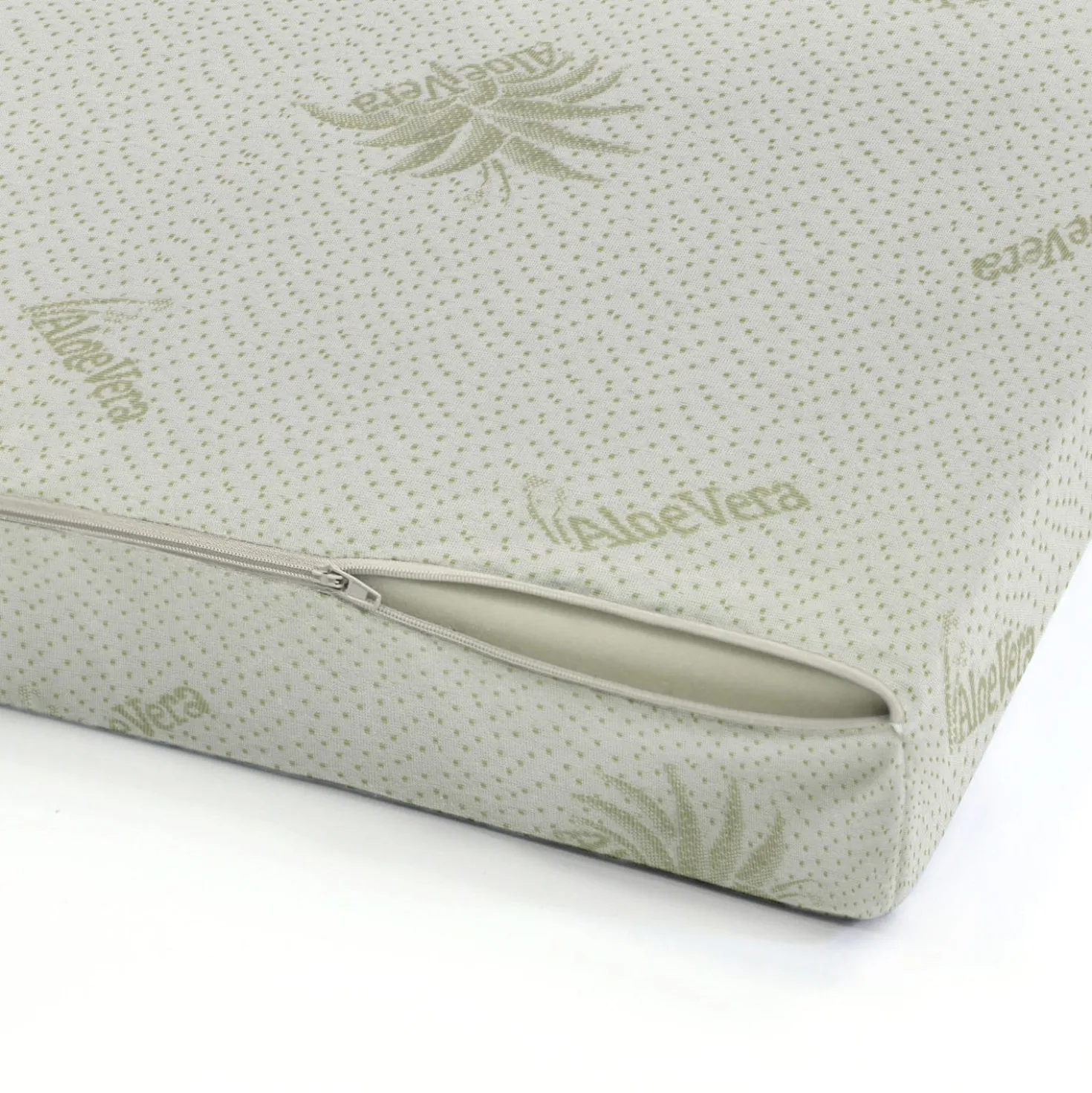 Topper memory 1 piazza e mezza aloe Datex