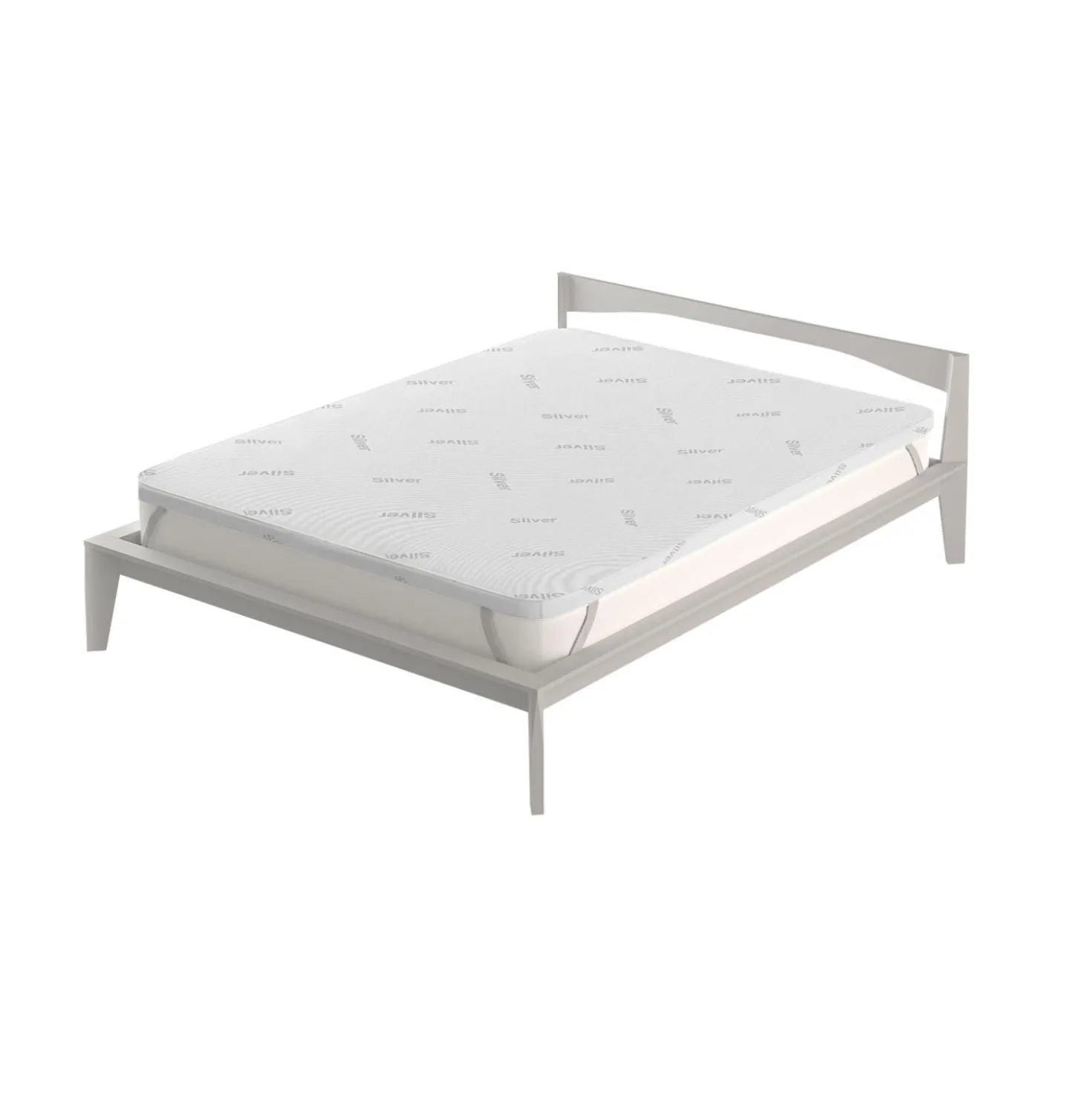 Topper memory 1 piazza e mezza Silver Datex