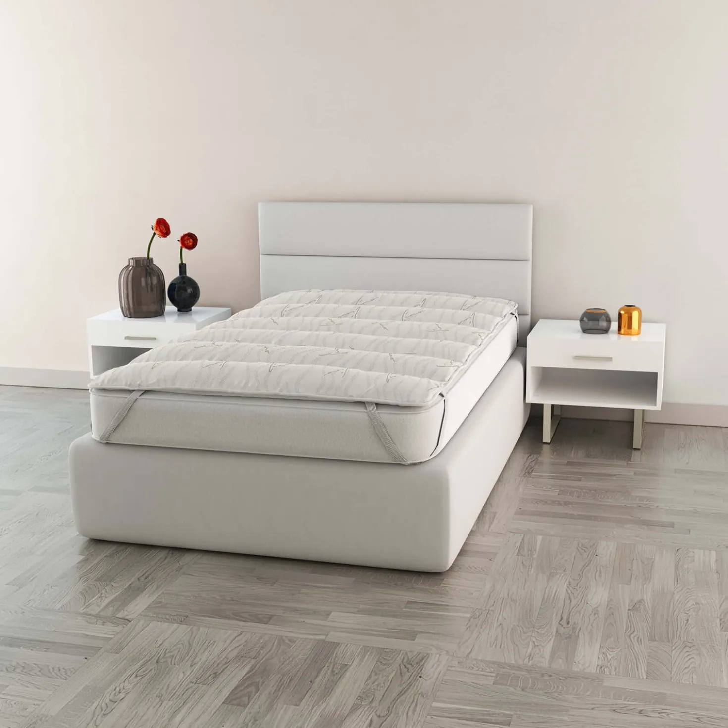 Topper 1 piazza e mezza lino Datex
