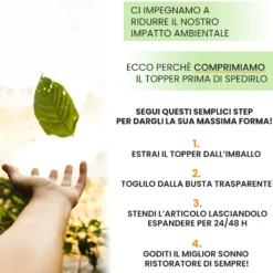 Topper 1 piazza e mezza traspirante Air Datex