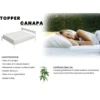 Topper singolo Canapa Datex