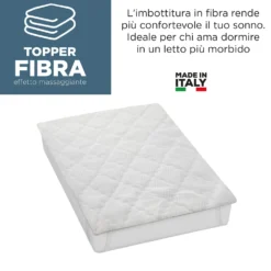 Topper singolo massaggiante No Stress