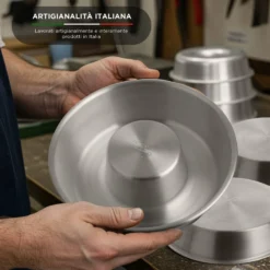 Tortiera alta 28 cm Fatto in casa da Benedetta alluminio