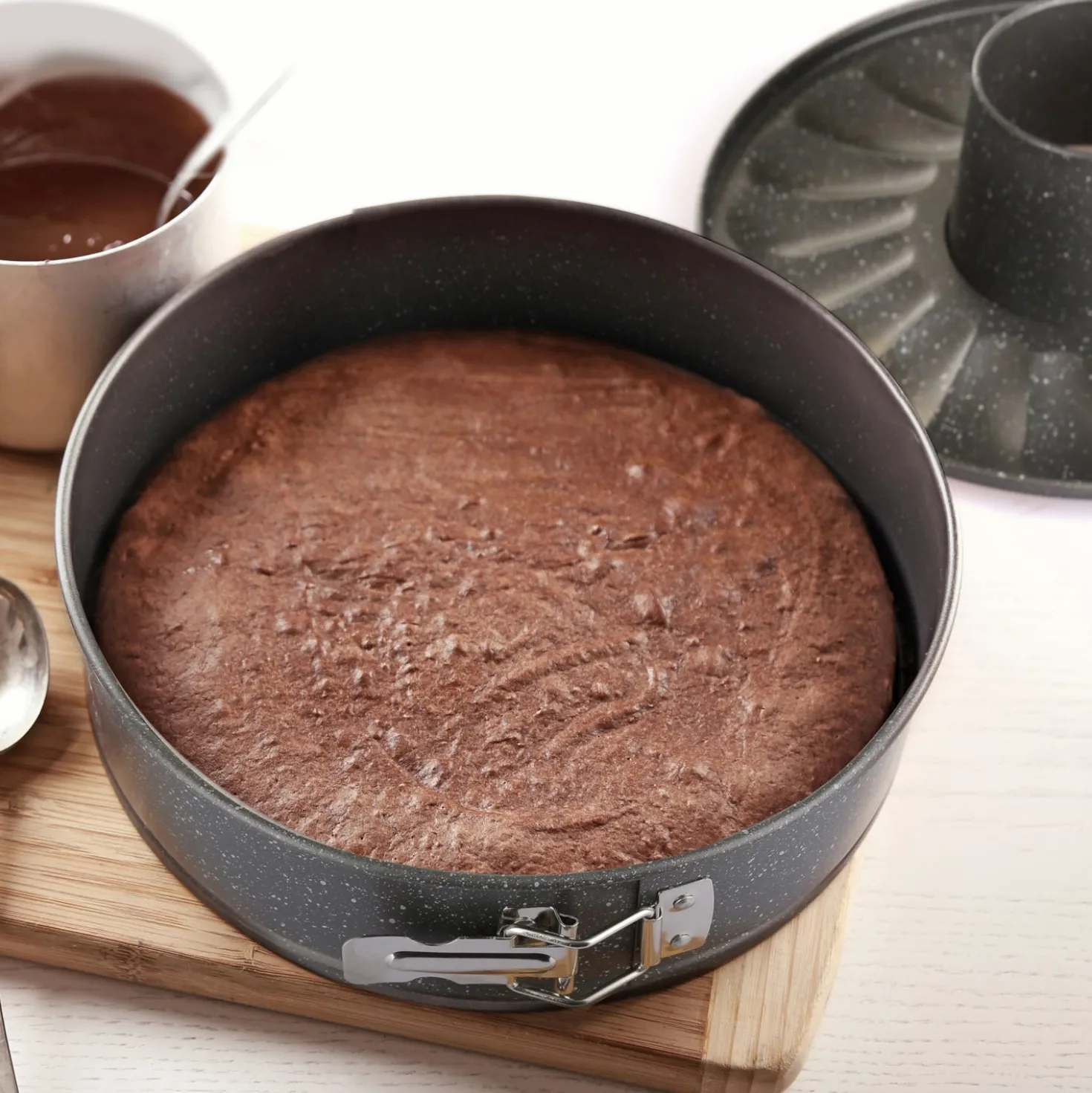 Tortiera 24 cm con doppio fondo Petra Dark
