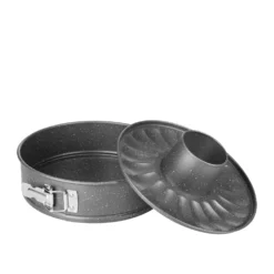 Tortiera 24 cm con doppio fondo Petra Dark