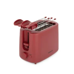 Tostapane 2 fette 7 livelli di tostatura 750 W rosso