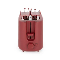 Tostapane 2 fette 7 livelli di tostatura 750 W rosso