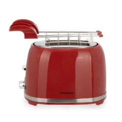 Tostapane 2 fette 7 livelli di tostatura 850 W rosso