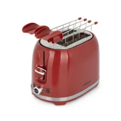 Tostapane 2 fette 7 livelli di tostatura 850 W rosso