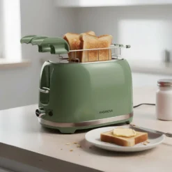 Tostapane 2 fette 7 livelli di tostatura 850 W verde