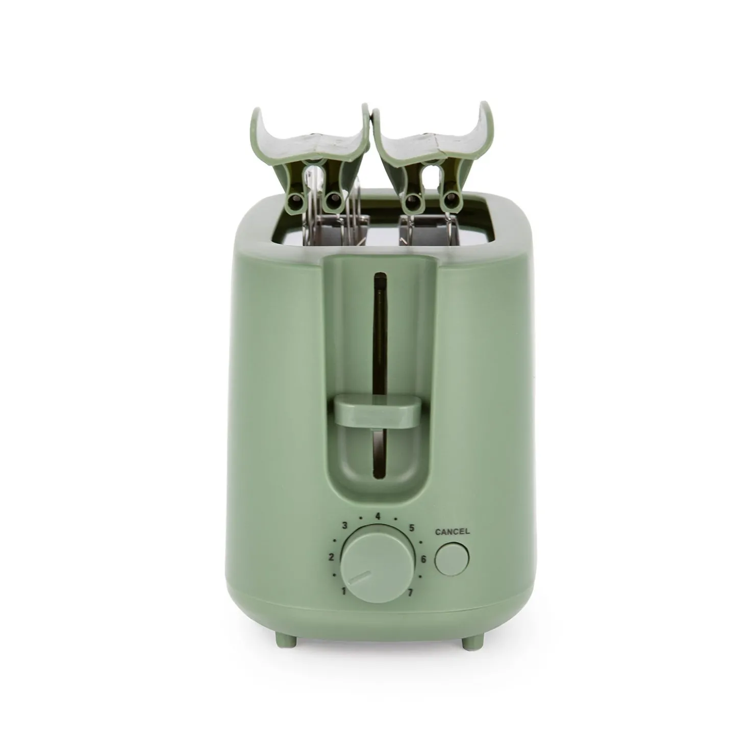 Tostapane 2 fette 7 livelli di tostatura 750 W verde