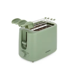 Tostapane 2 fette 7 livelli di tostatura 750 W verde