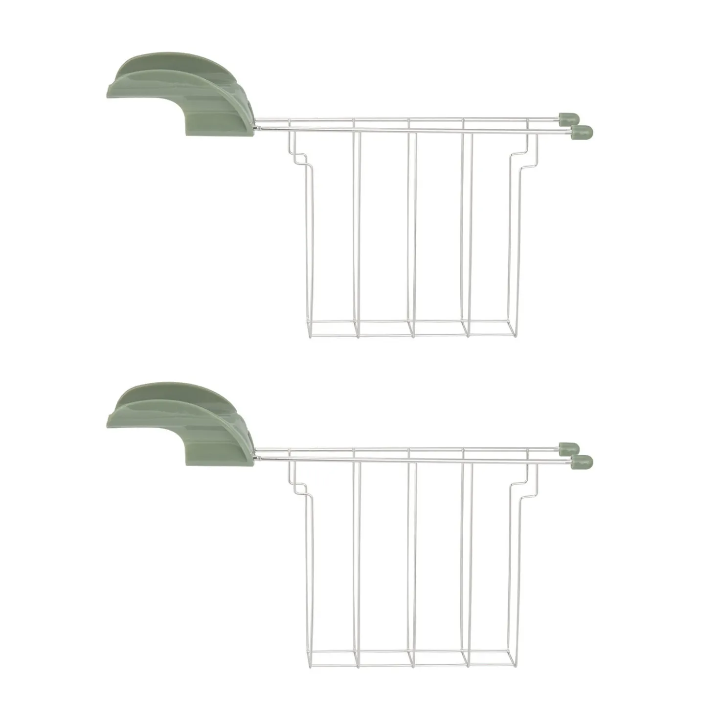 Tostapane 2 fette 7 livelli di tostatura 750 W verde