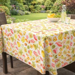 Tovaglia antimacchia 140x230 cm frutta estiva