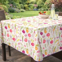 Tovaglia antimacchia 140x320 cm verdure