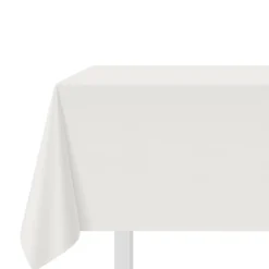 Tovaglia cotone bianco 140x240 cm Slub