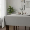 Tovaglia cotone tortora 140x140 cm Slub