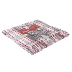 Tovaglia in cotone Tartan grigia