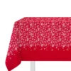 Tovaglia in cotone 140x180cm Leaf rossa