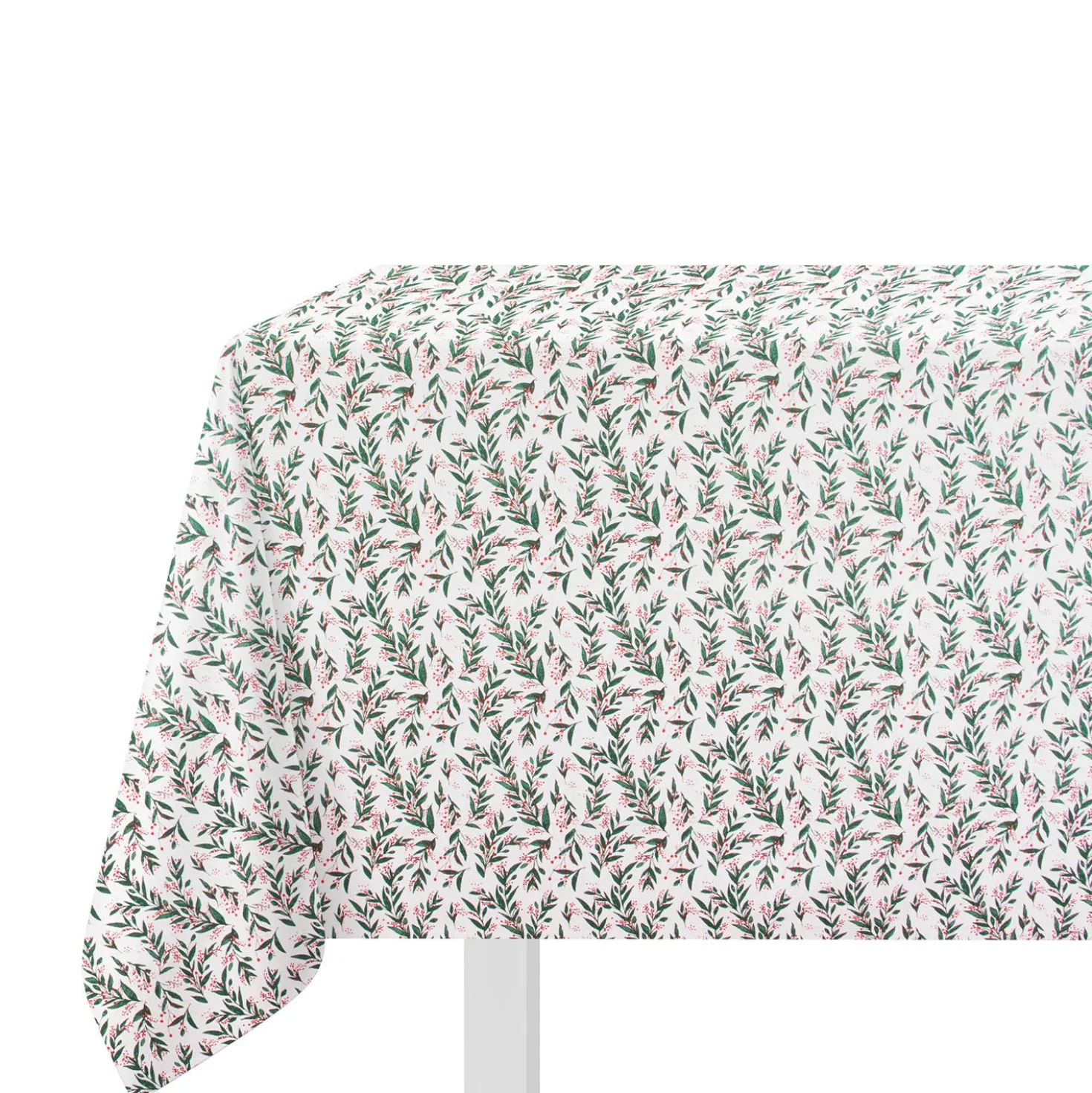 Tovaglia natalizia 140x180 cm agrifoglio