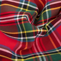 Tovaglia natalizia 140x180 cm tartan rosso