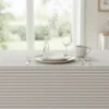 Tovaglia 140x140 cm cotone tinto filo righe chiare