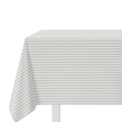 Tovaglia 140x180 cm cotone tinto filo righe scure
