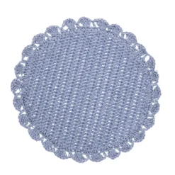 Tovaglietta decorativa 38 cm carta azzurro