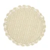 Tovaglietta decorativa 38 cm carta crema