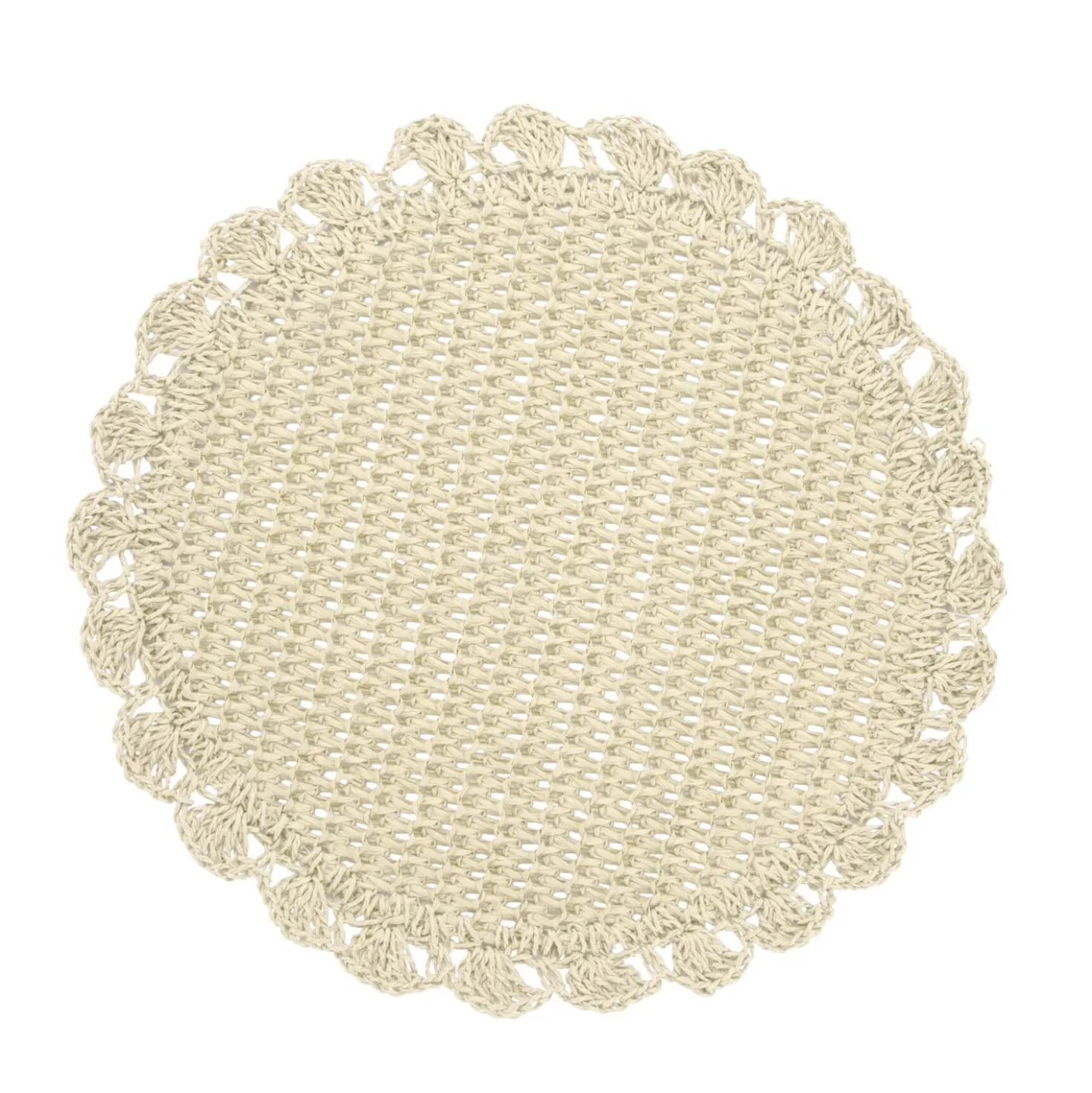 Tovaglietta decorativa 38 cm carta crema