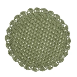 Tovaglietta decorativa 38 cm carta verde