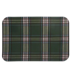 Tovaglietta tartan verde 29,5x45 cm in plastica