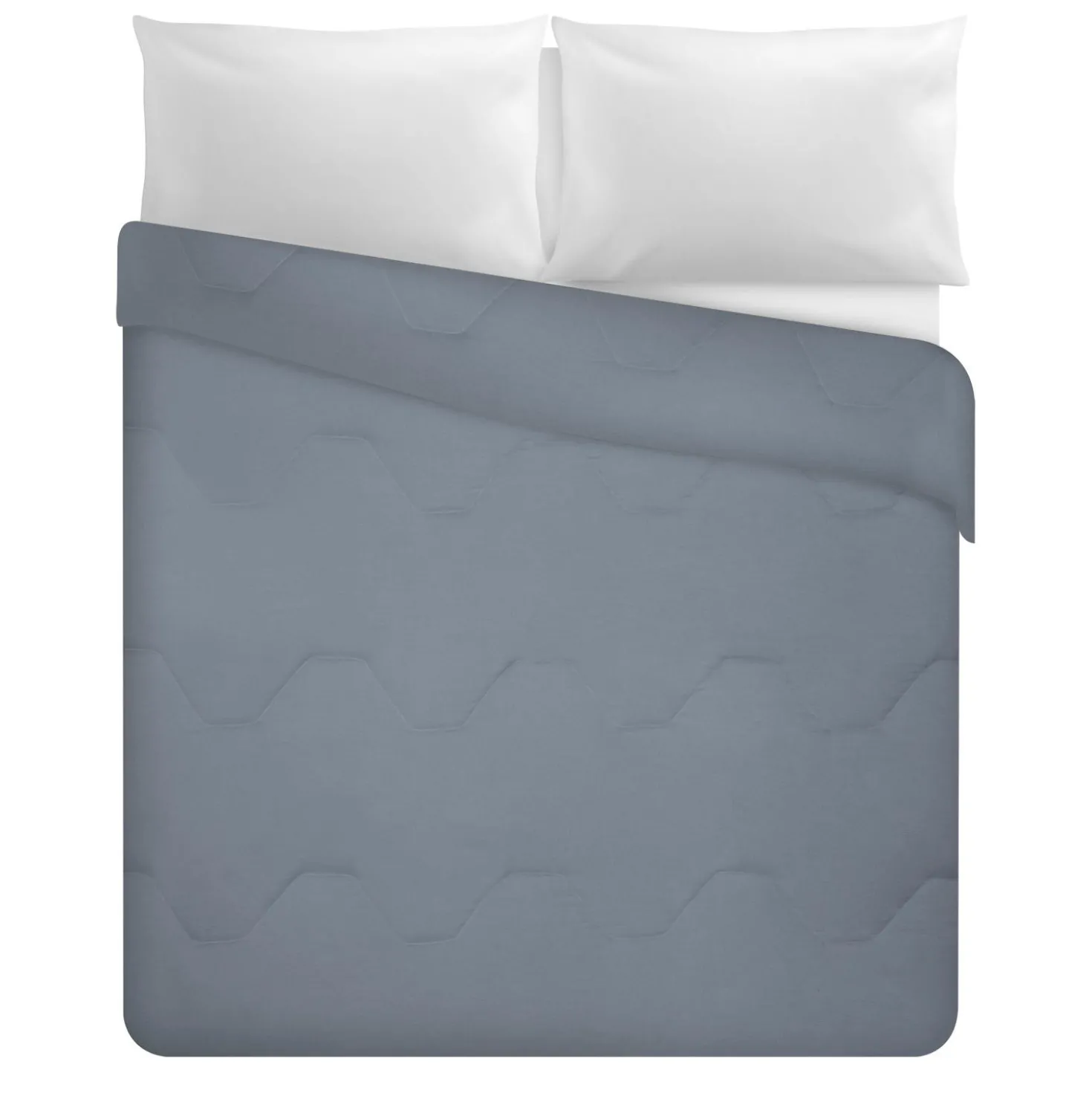 Trapunta invernale matrimoniale blu Datex