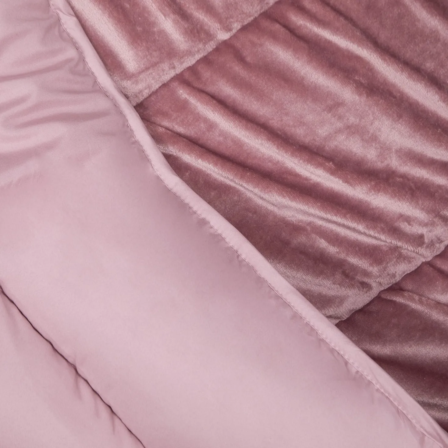 Trapunta matrimoniale Fluffy malva 250x260 cm