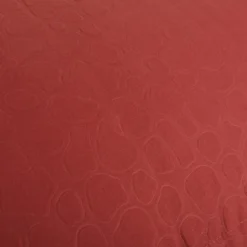 Trapunta singola rosso decoro maculato in rilievo