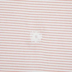 Trapuntino matrimoniale microfibra con ricamo rosa