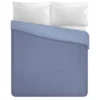 Trapuntino matrimoniale microfibra double face blu