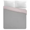 Trapuntino matrimoniale microfibra double face grigio