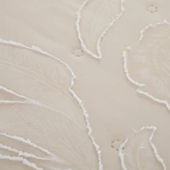 Trapuntino matrimoniale microfibra Gerbera beige