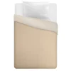 Trapuntino 1 piazza e mezza double face beige